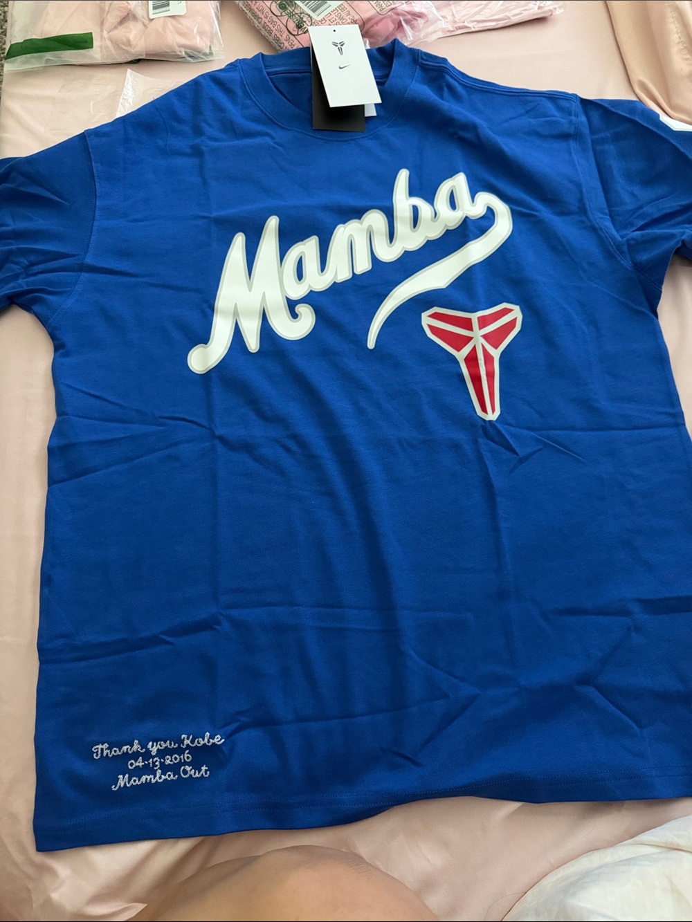 Nike Blue Mamba Graphic Short Sleeve Tee